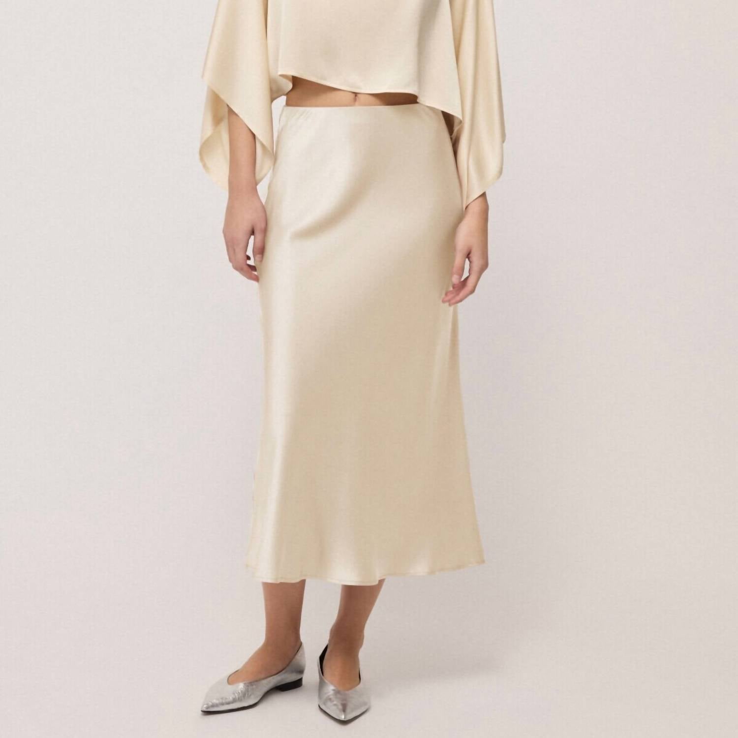 Ottod'Ame - Maxi Satin Skirt