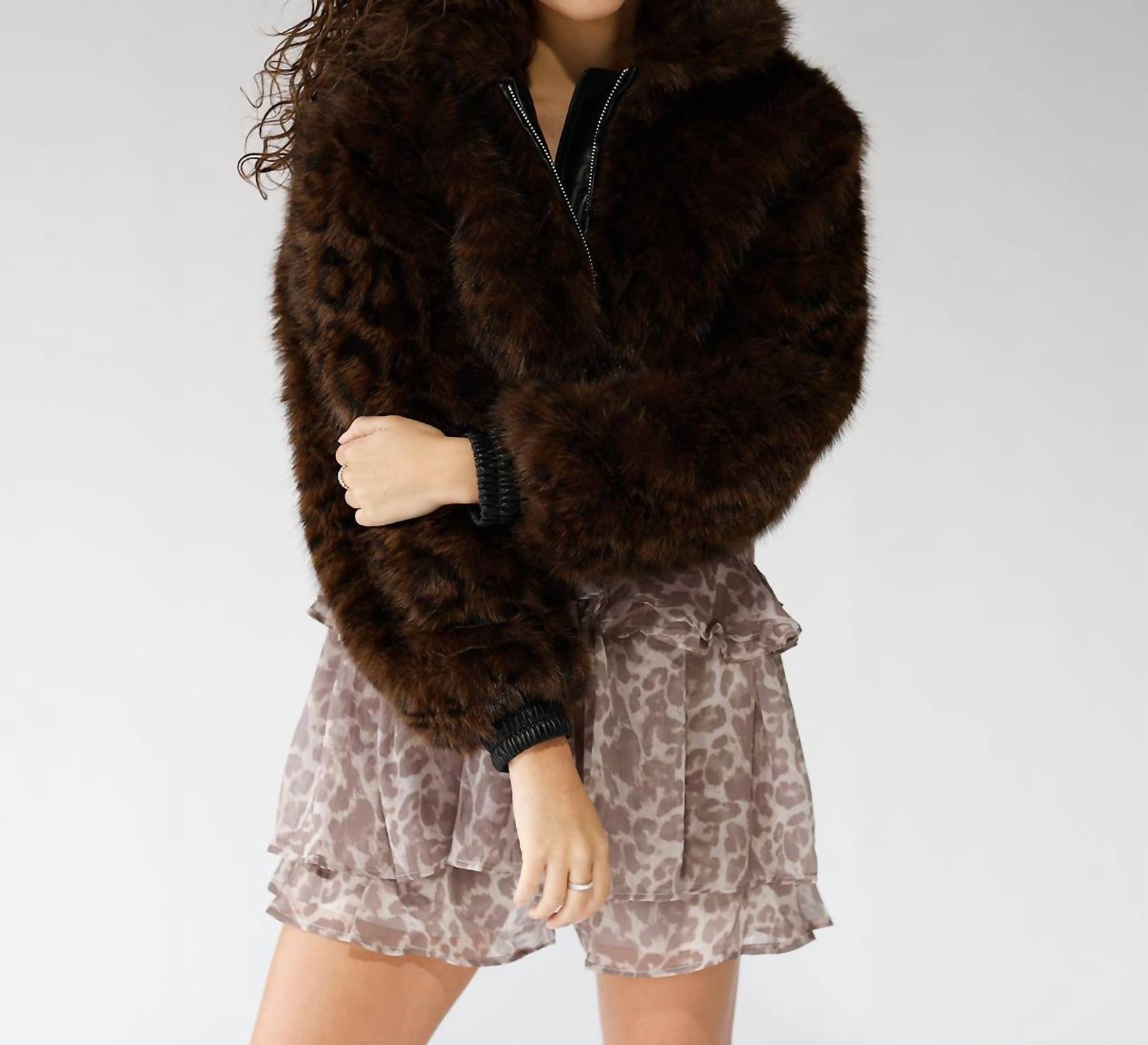 Blanknyc - CITY PROWL FAUX FUR JACKET
