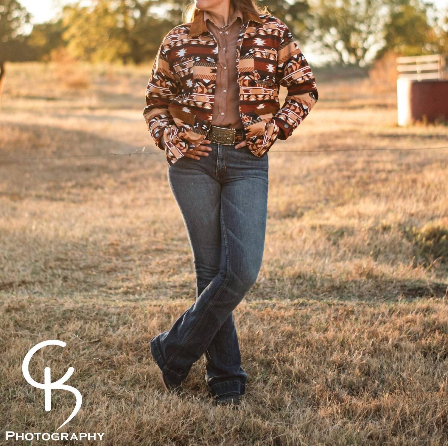 Madison Creek Outfitters - Rio Corduroy Collared Barn Coat