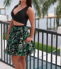 Last Dress - City Lights Twirl Mini Dress