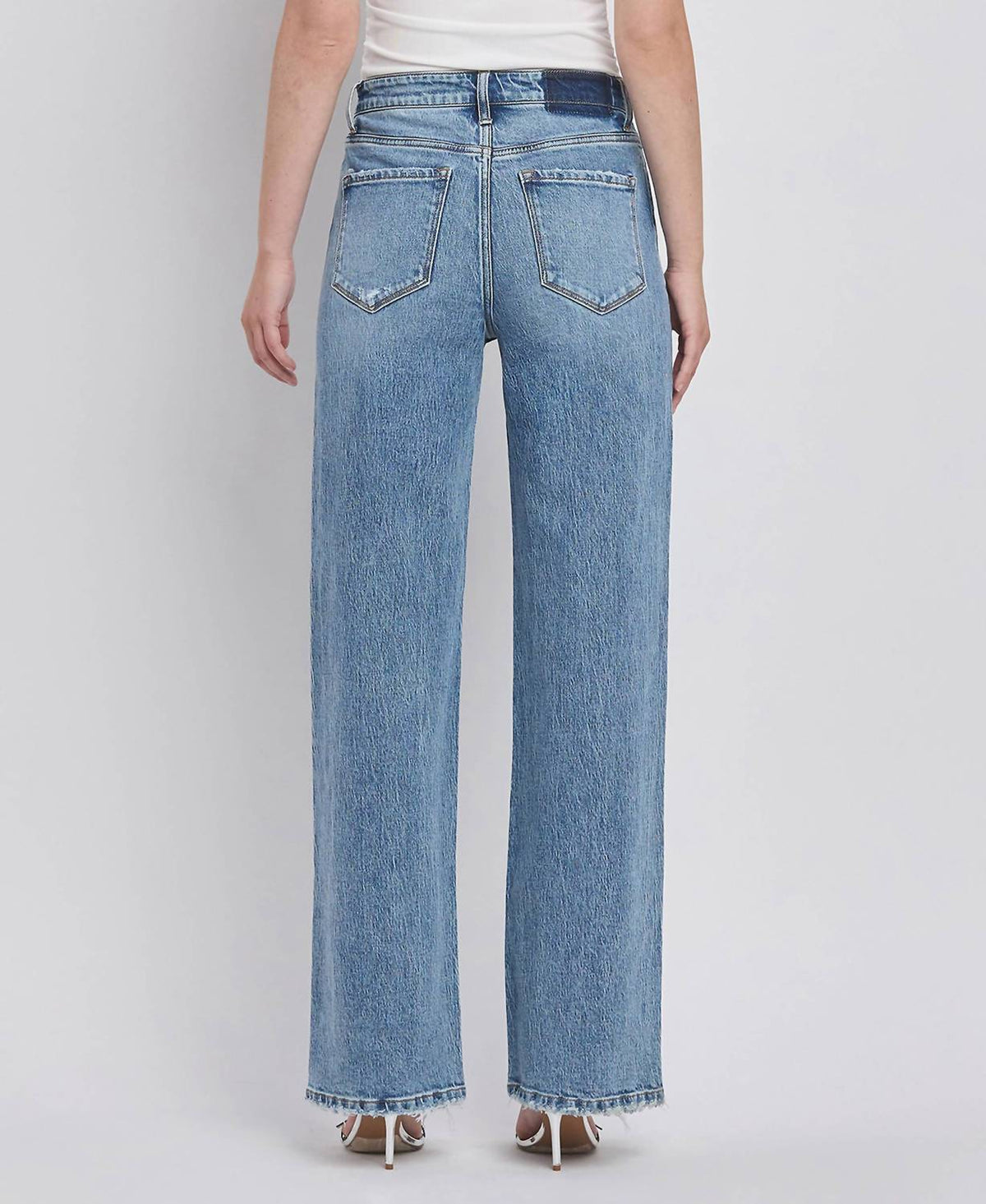 Vervet By Flying Monkey - 90'S SUPER HIGH RISE WIDE JEANS