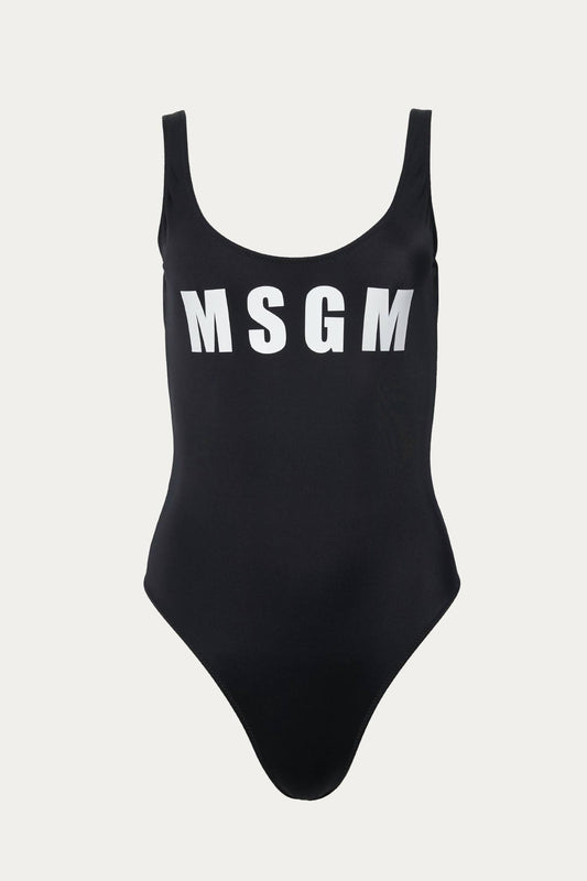 LOGO-PRINT SWIMSUIT