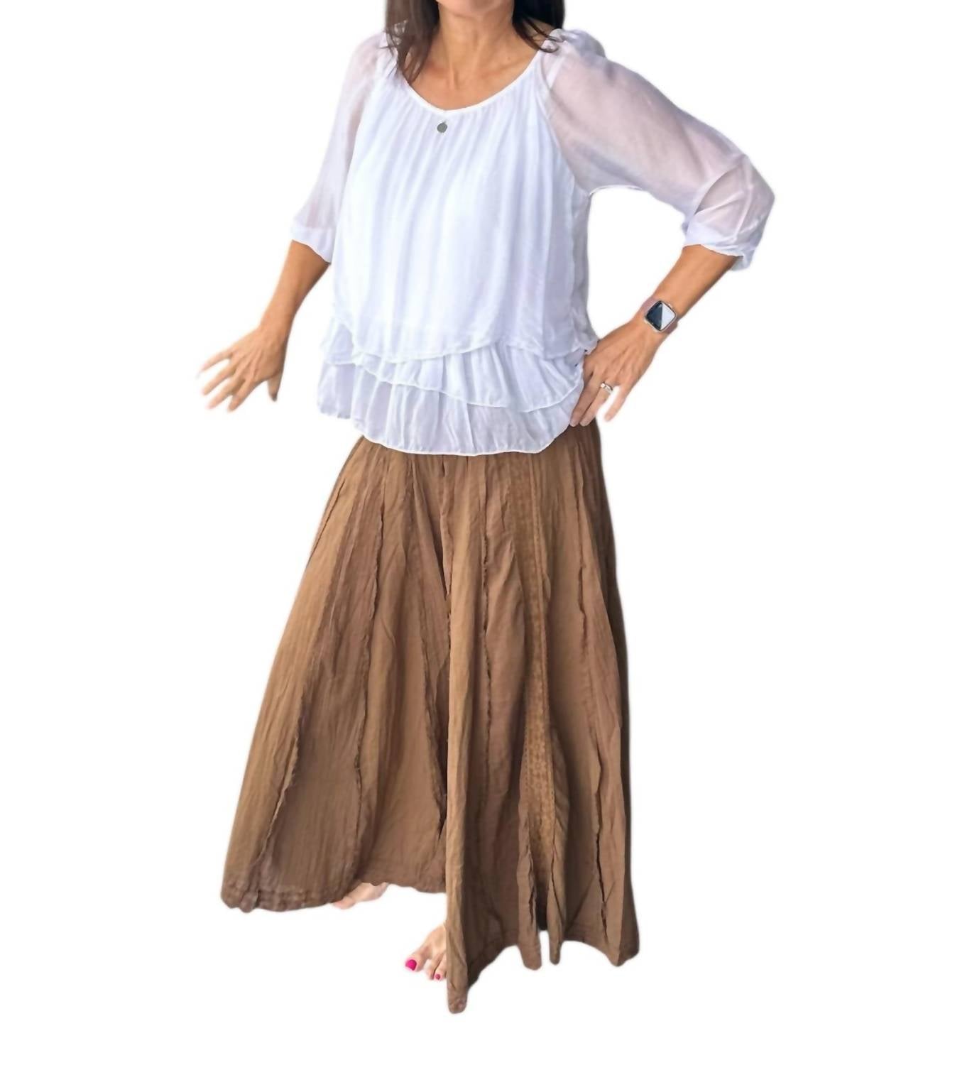 Namsar - Dark Earth Wide Leg Pants