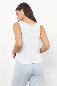 LAmade New Boyfriend Tank in white - women's tank top - detail view