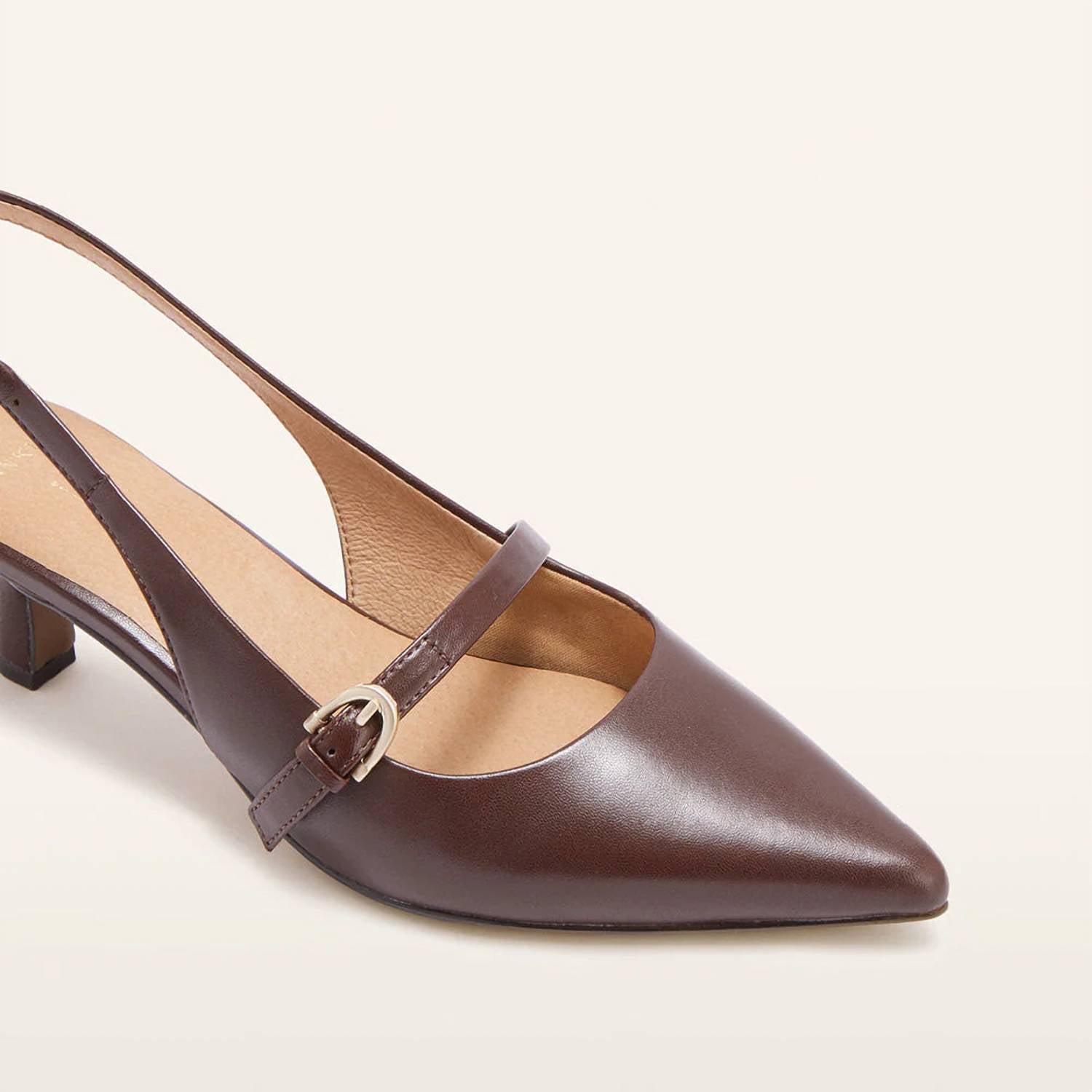 FRANKIE4 Women's Coco Sling Back Heel in chesnut - women's heels - view 4
