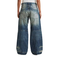 G-Star Rr 5620 Biker Baggy Selvedge Denim Jeans in dark blue - women's jeans - detail view