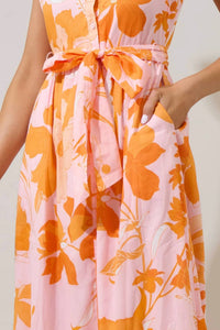 Sugarlips - Riah Button Down Maxi Dress