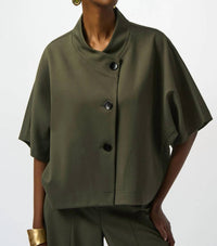Joseph Ribkoff - Heavy Knit 3/4 Sleeve Boxy Top