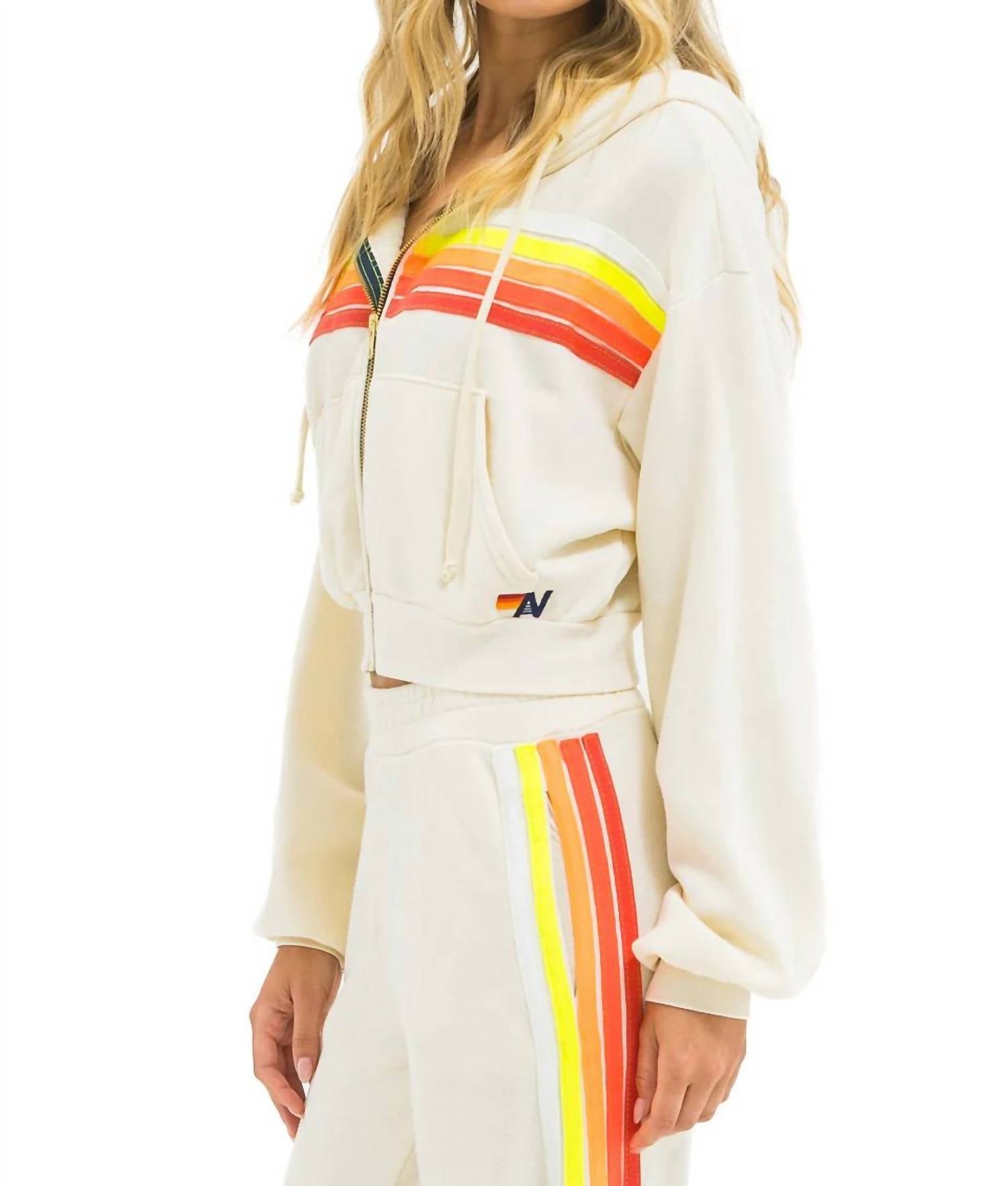 Aviator Nation - Five Stripe Zip Hoodie