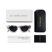De-Sunglasses - Women's Fez Cat-eye Shape Sunglasses