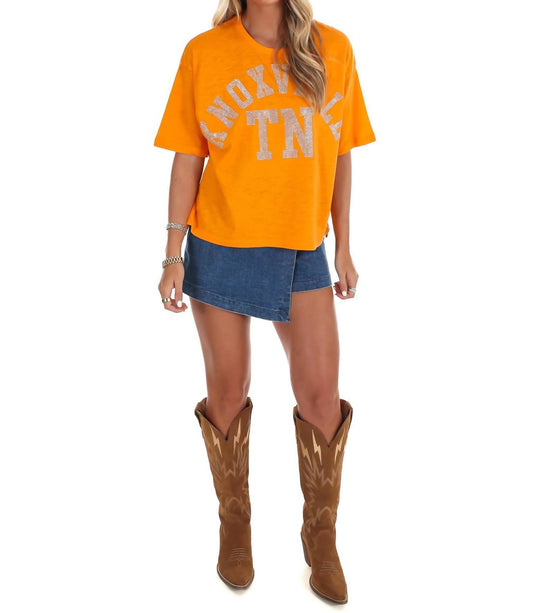 Pressbox - Rhinestone Crew Neck Tee