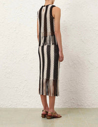 Zimmermann - Wanderlust Macrame Midi Skirt