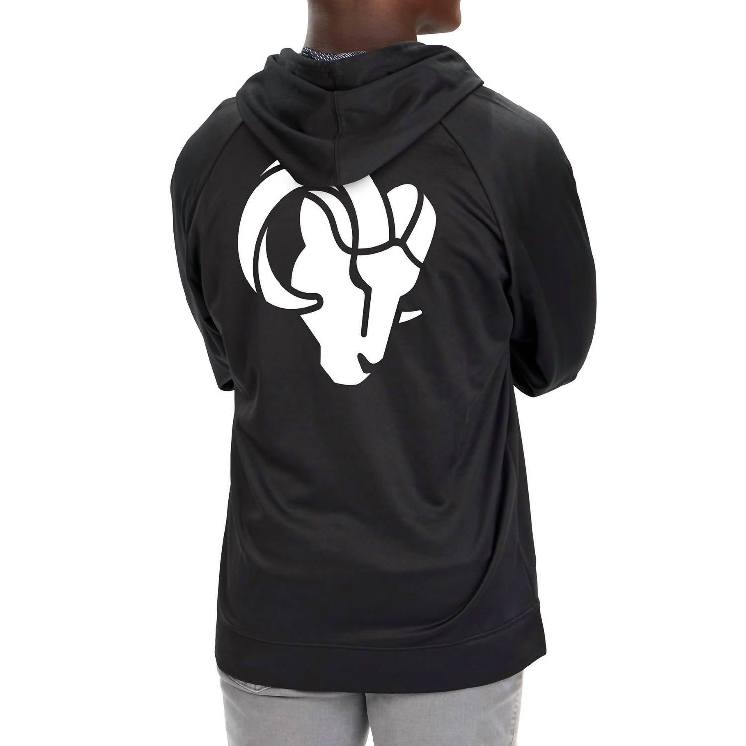 Zubaz - NFL LOS ANGELES RAMS FULL ZIP HOODIE