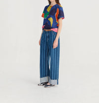 Bobo Choses - Blooming Color Pattern Cropped Blouse