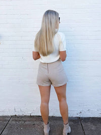 Miou Muse - Herringbone Mini Skort