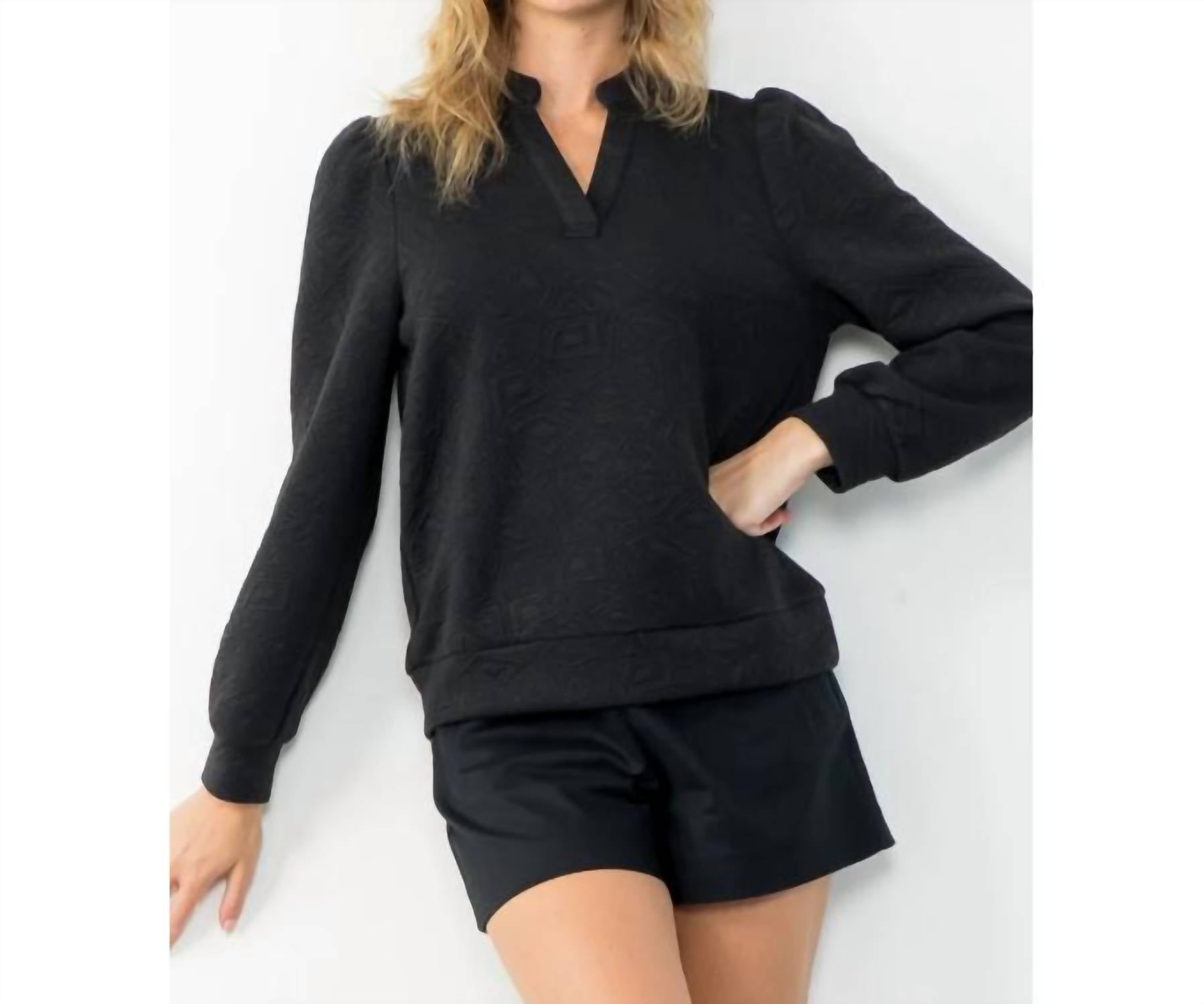 Thml - Long Sleeve Textured Sweater