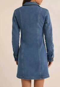 Z Supply - CANDICE KNIT DENIM DRESS