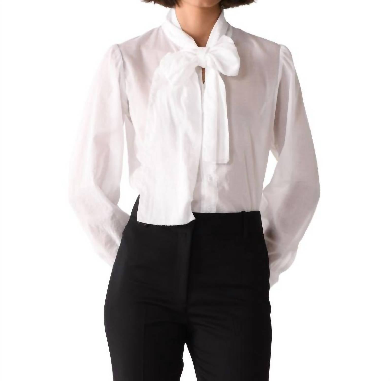Cissa - Bow Tie Blouse