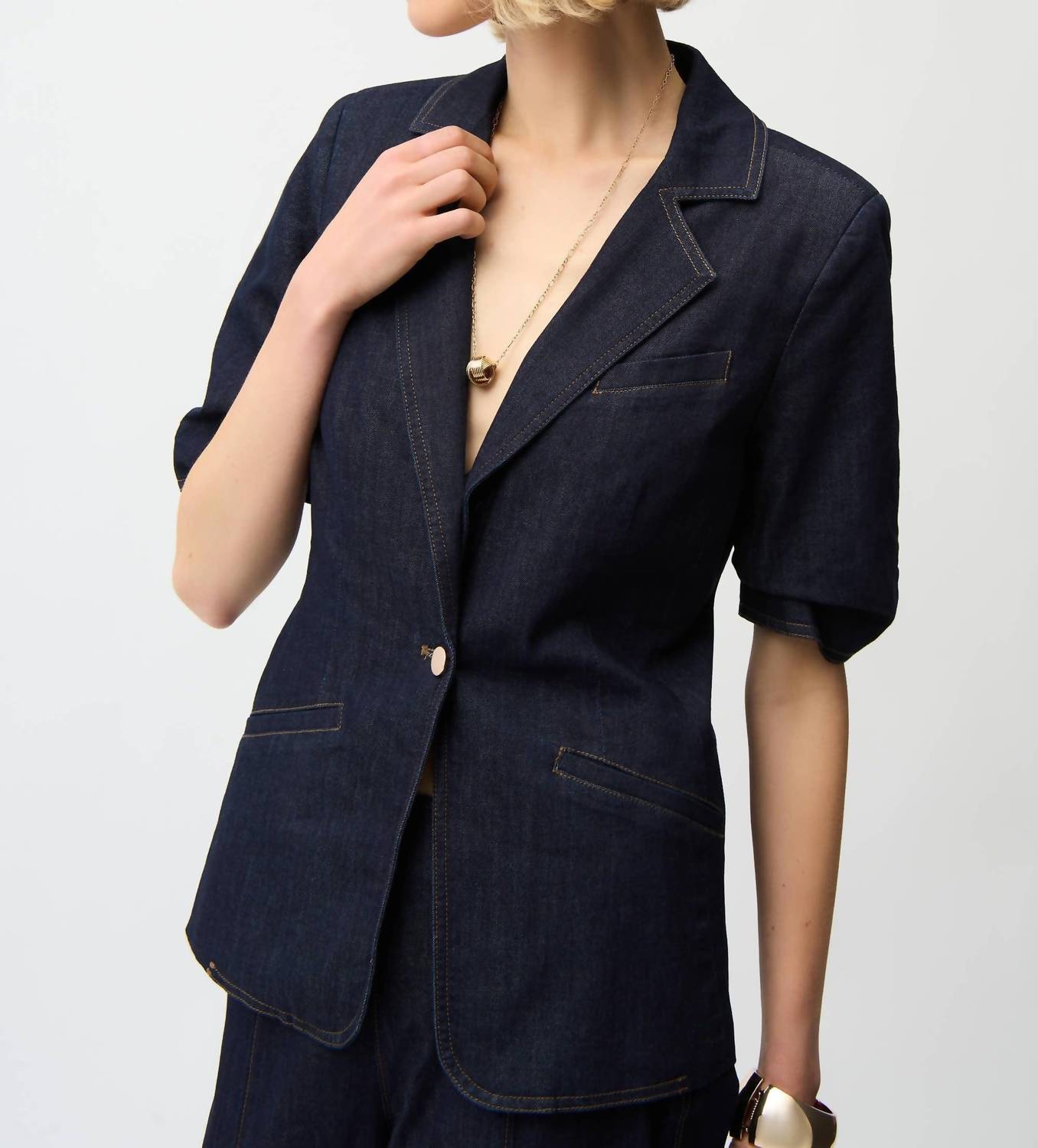Joseph Ribkoff - Puff Sleeve Blazer Jacket