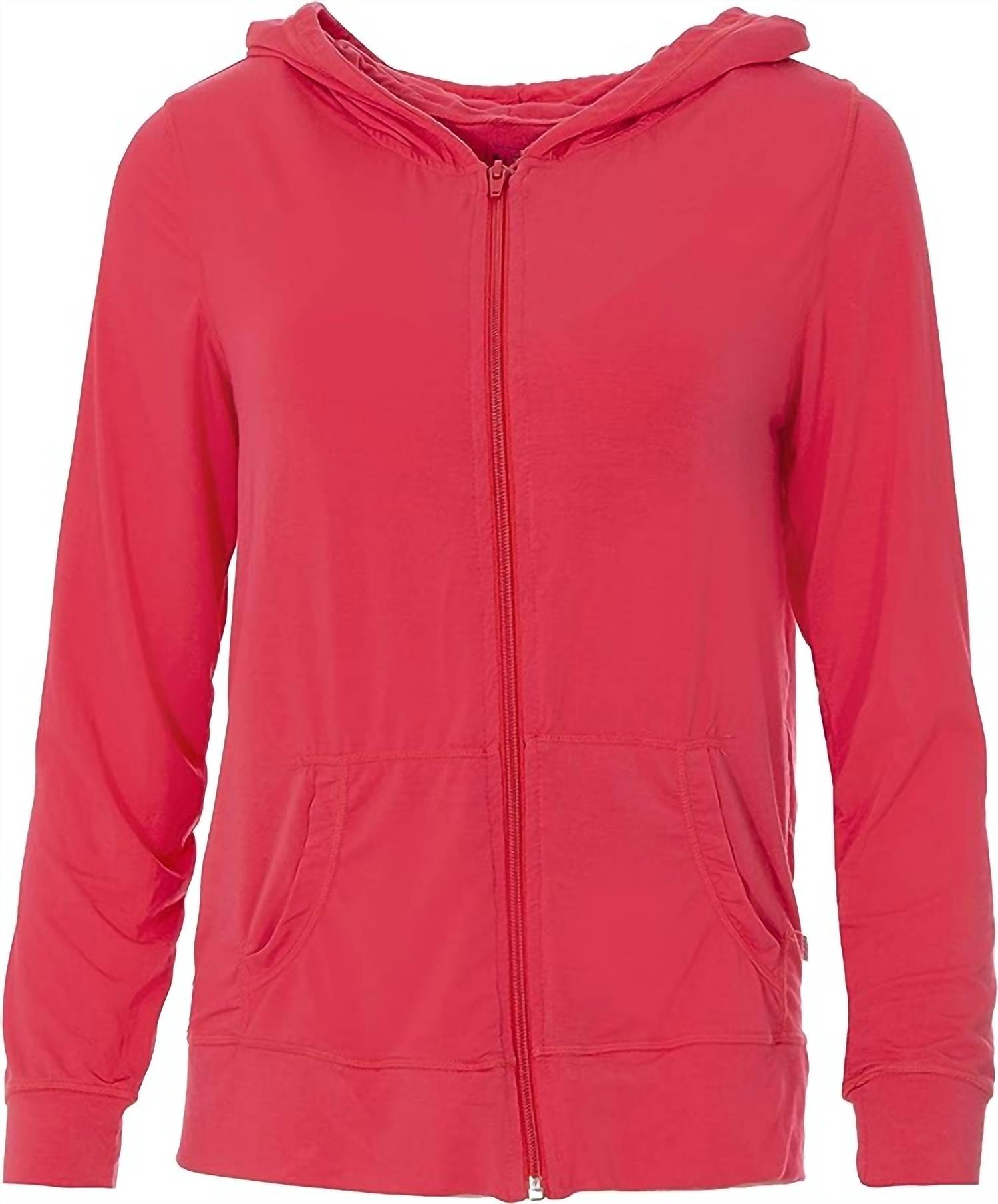 Kickee - Lightweight Zip-Front Bamboo Hooded Jacket