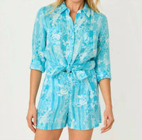 Lilly Pulitzer - Sea View Button Down Top