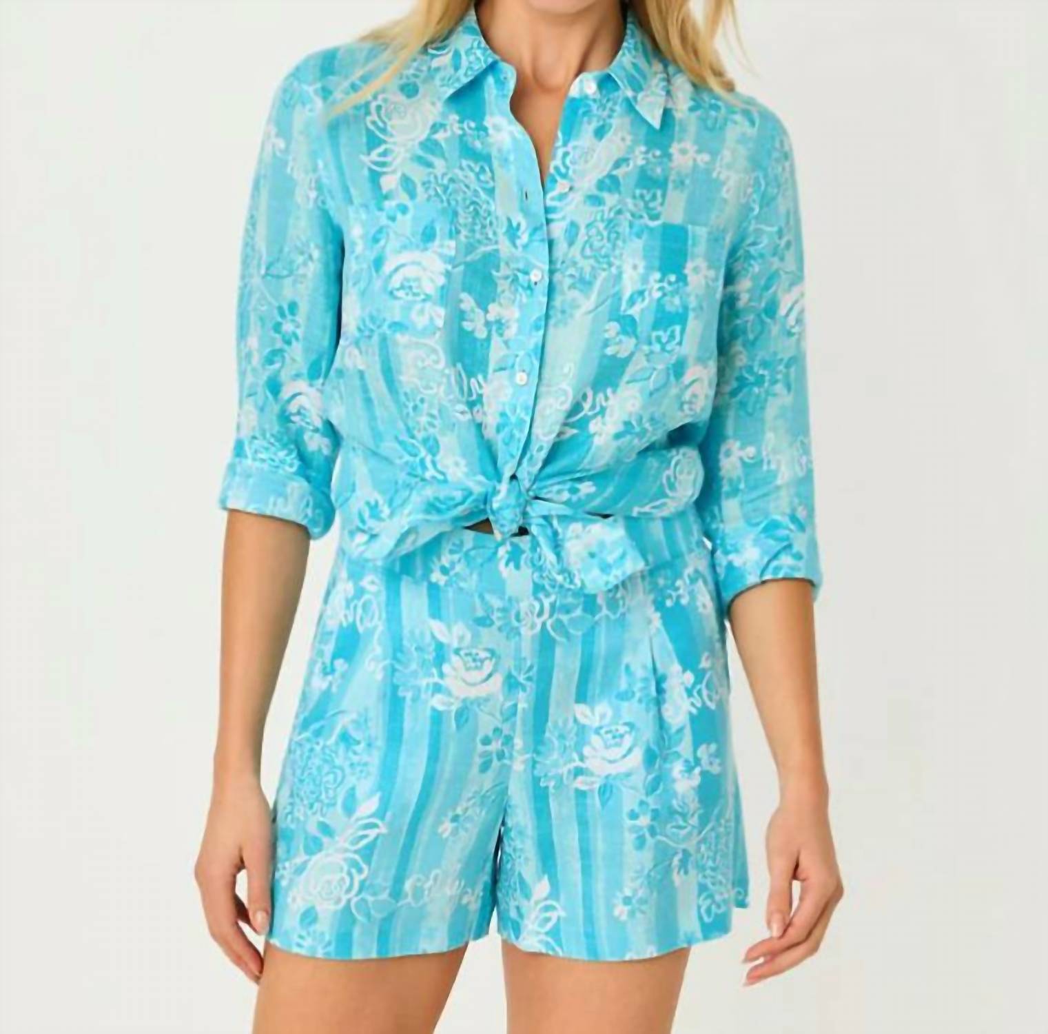 Lilly Pulitzer - Sea View Button Down Top