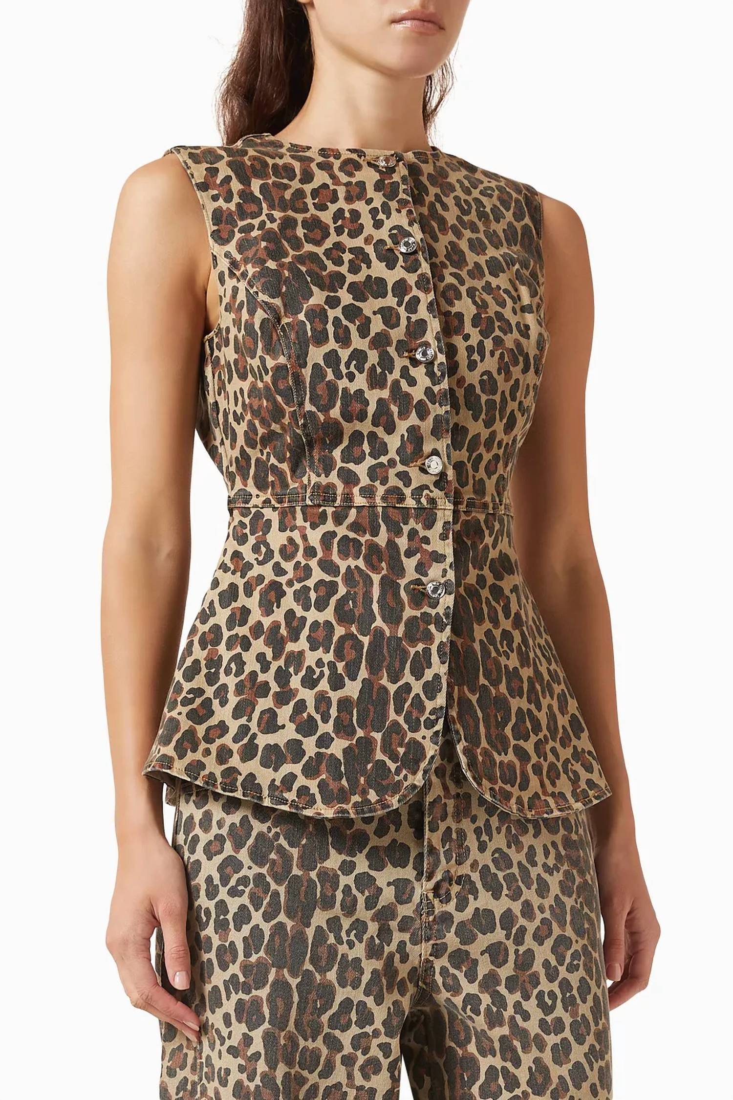 Never Fully Dressed - Leopard Waistcoat