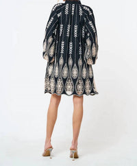 Ciebon - Dianna Embroidered Drip Mini Dress