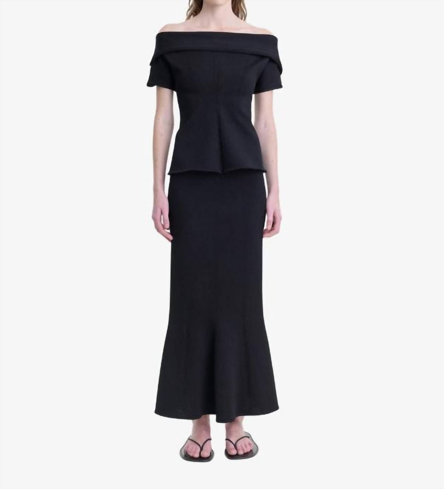 Fforme - Faye Folded Neckline Top