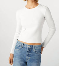 Amo - Slim Rib Long Sleeve Tee