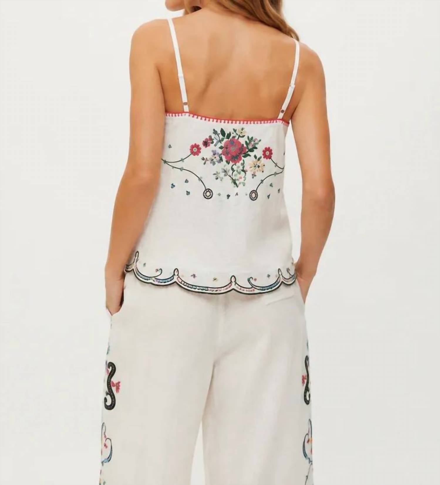 Me369 - Ginny Embroidered Top