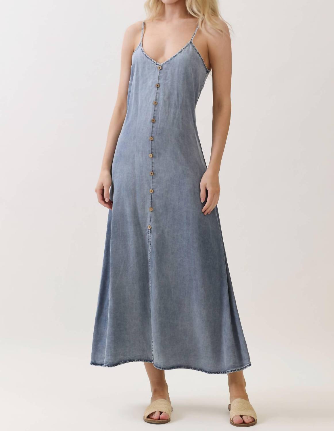 Final Touch - Denim Tencel Dress