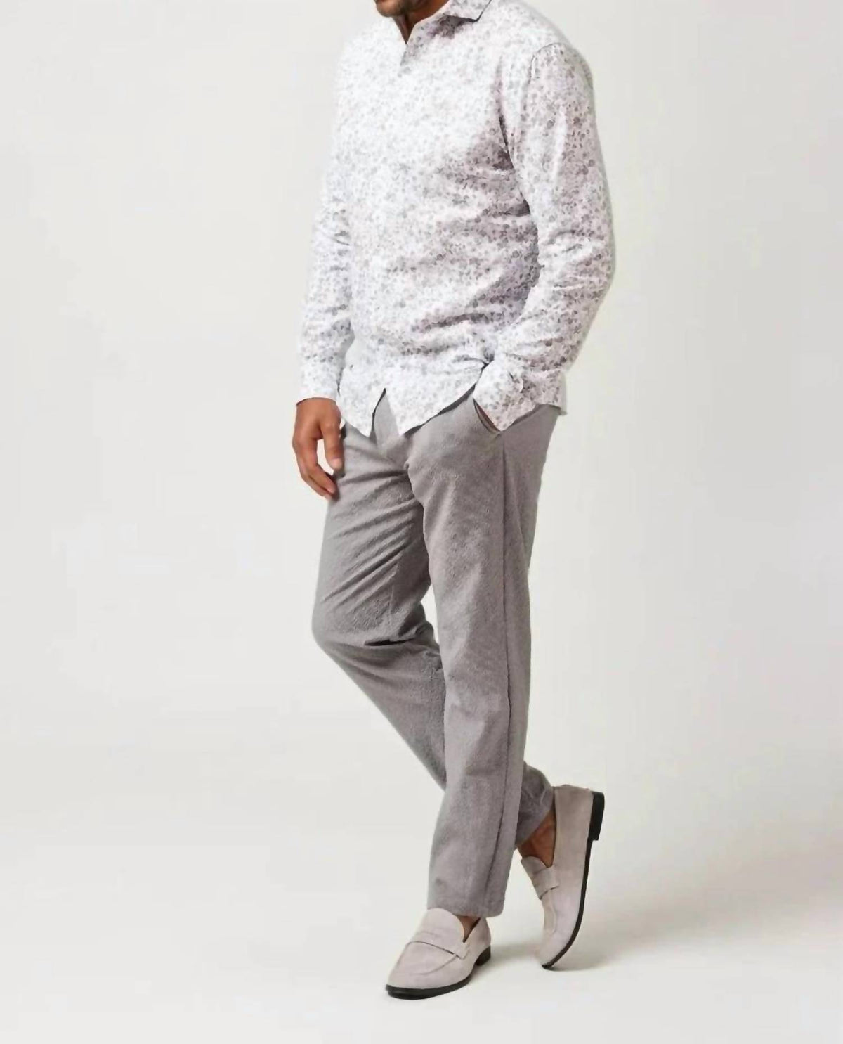 Stone Rose - Buonasera Clubhouse Floral Linen Shirt