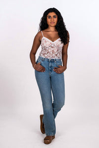 Pretty Garbage - Floral Lace Cami