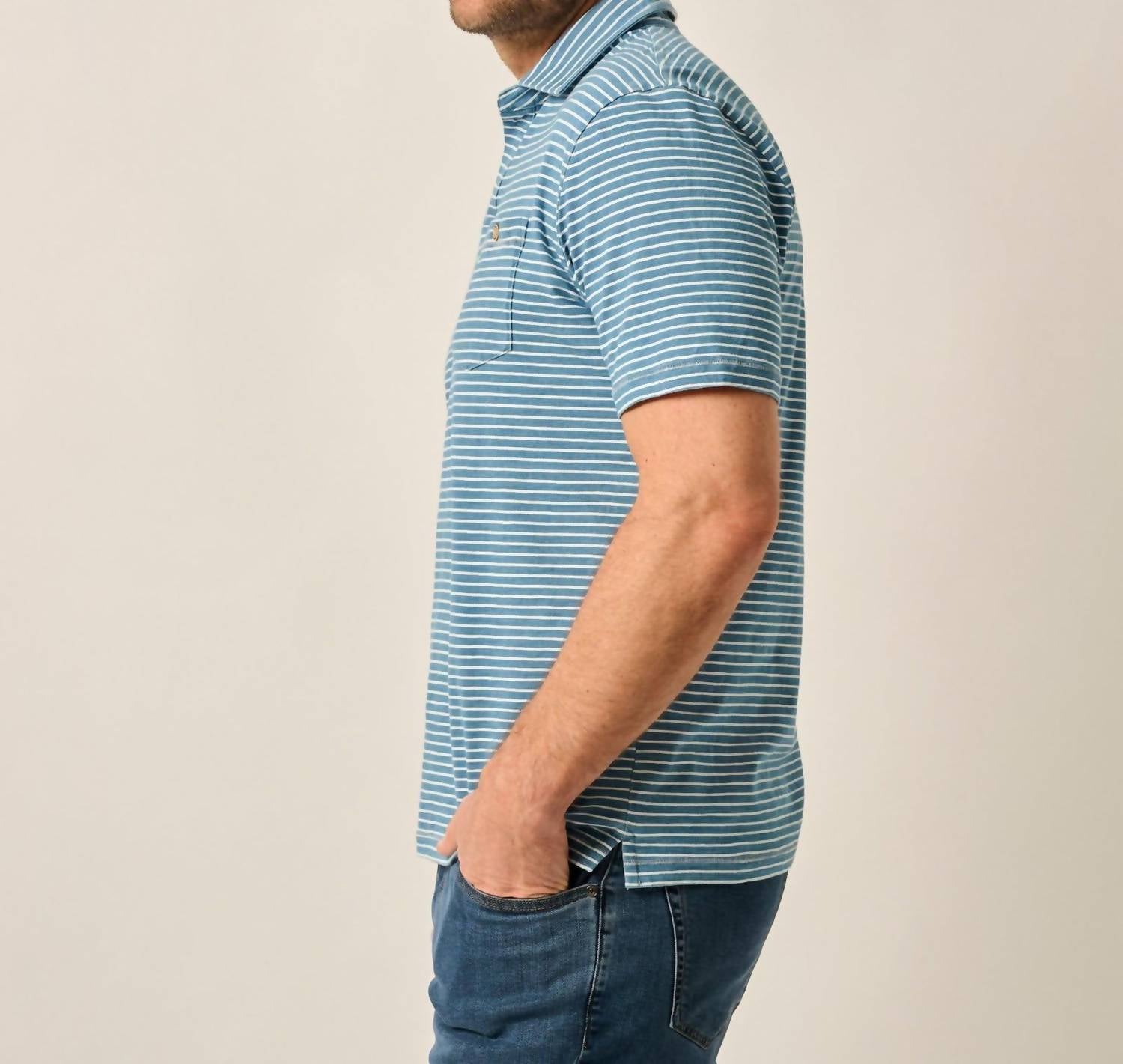 Johnnie-O - Johnny Collar Cotton Polo Brandt