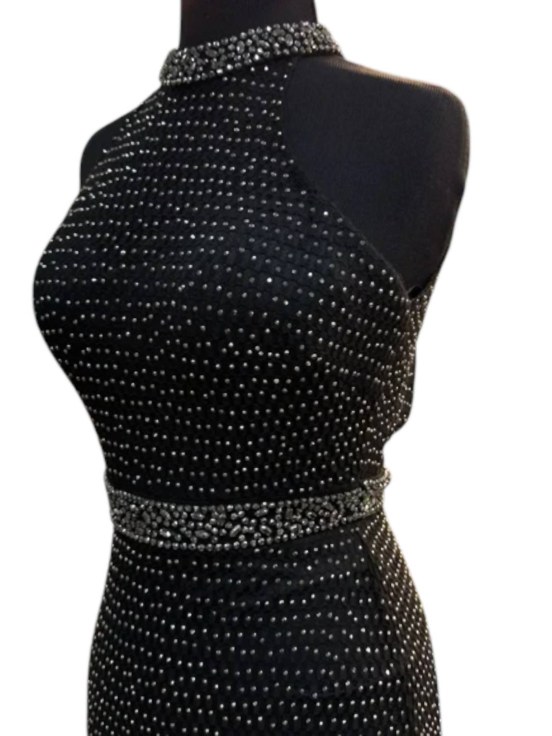 Panoply - Women's Fitted Rhinestone Prom Gown