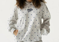 The Happy Camp3R - Polka Dot Appliqué Hoodie