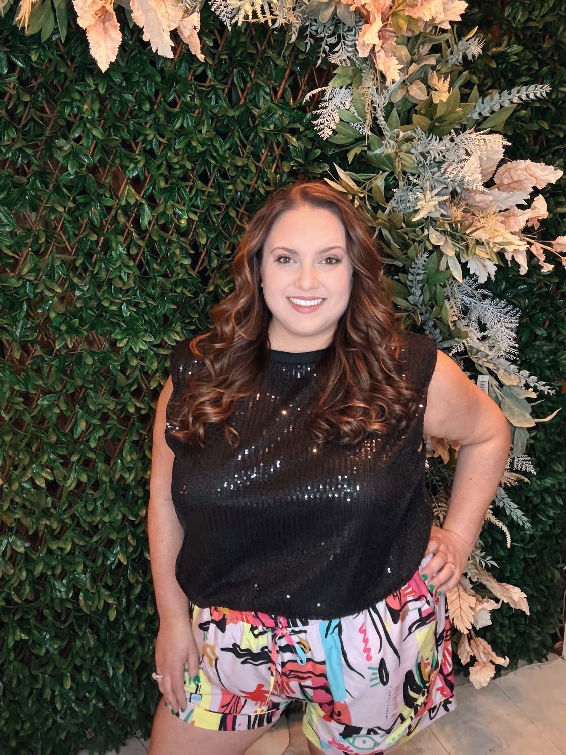 Gilli - Sleeveless Sequin Top