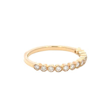 Aamiaa - 0.30 Carat Natural Diamond Round Brilliant And Baguette Band Ring - Size 6.5