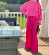 Amelia K. Luxe - Barbiecore Trousers