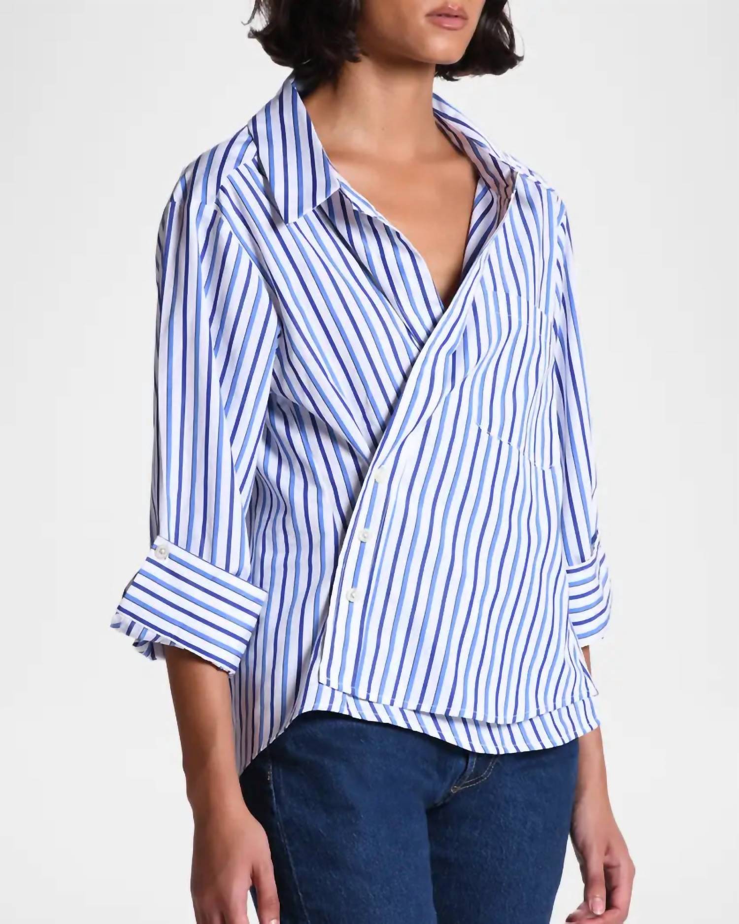 Cissa - Pop Over Fixed Wrap Overshirt
