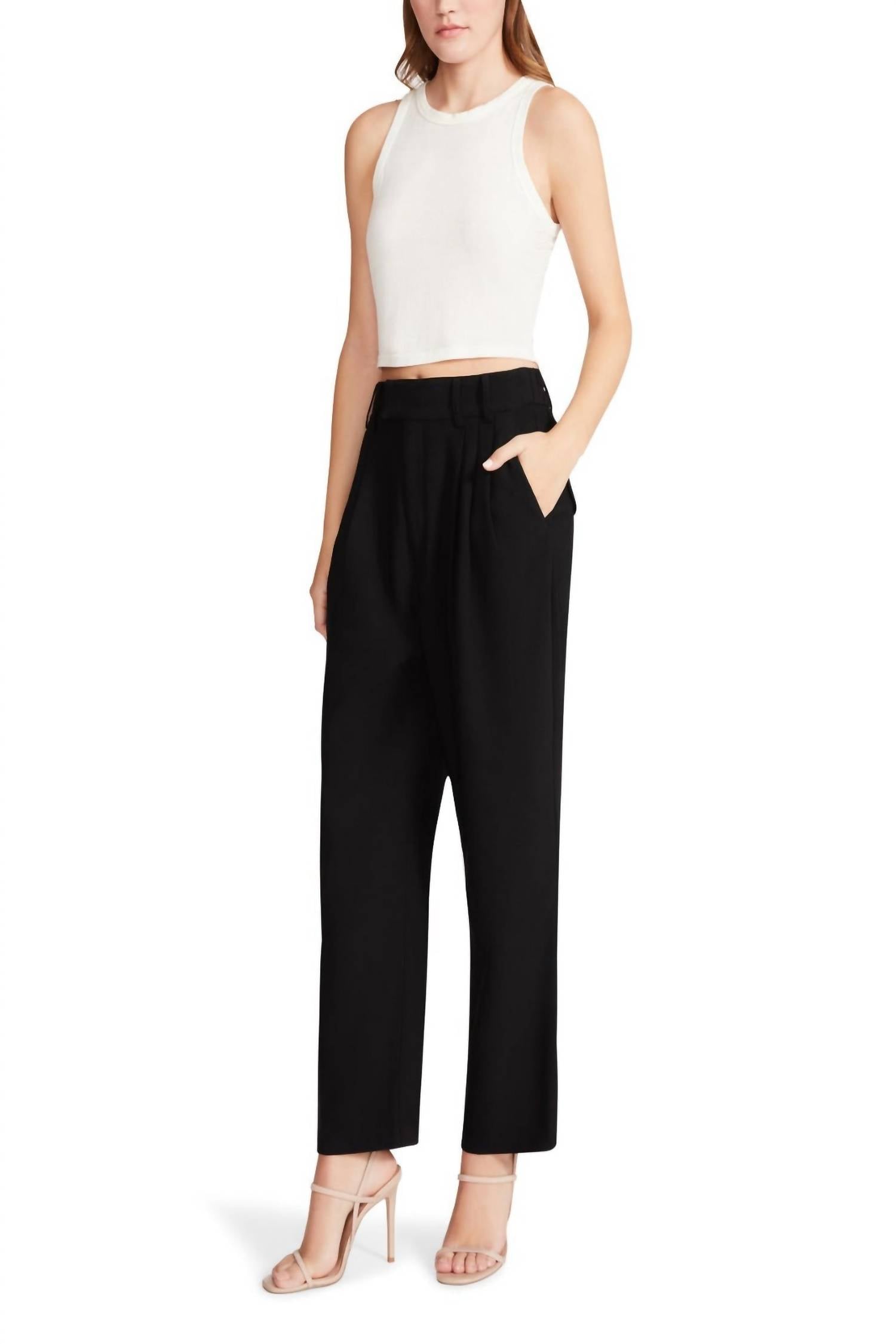 STEVE MADDEN FARMERS MARKET PANT in black - women's pants - view 4
