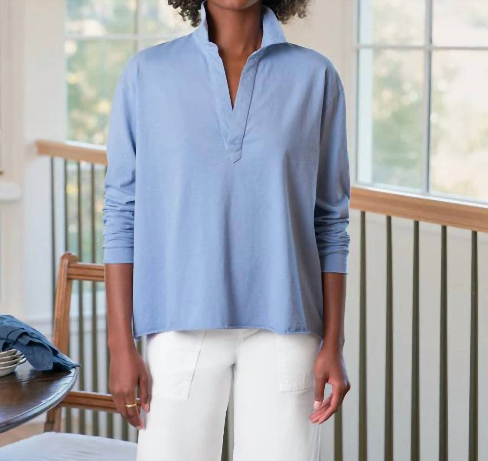 Frank & Eileen - Patrick Popover Henley Top
