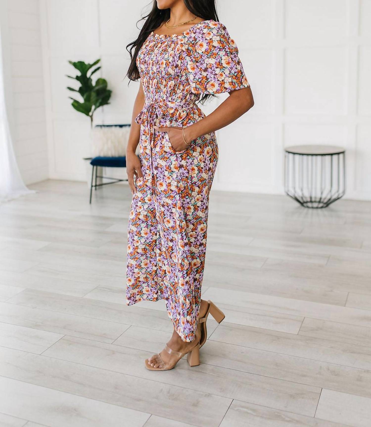 Hayden La - Better Than Fine Floral Jumpsuit