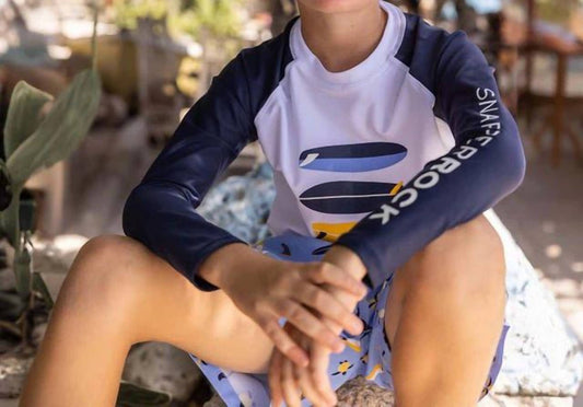 Snapper Rock - Boys Wave Break Long Sleeve Rash Top