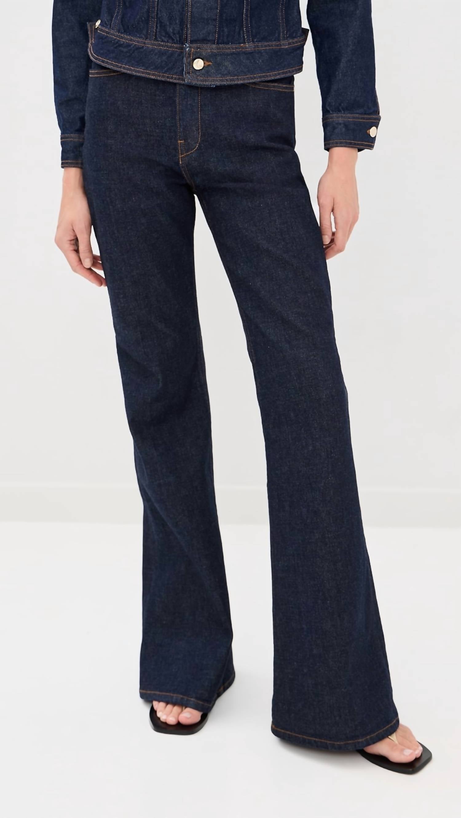 Ossou Spur Bootcut Jeans in sable wash - women's jeans - view 5