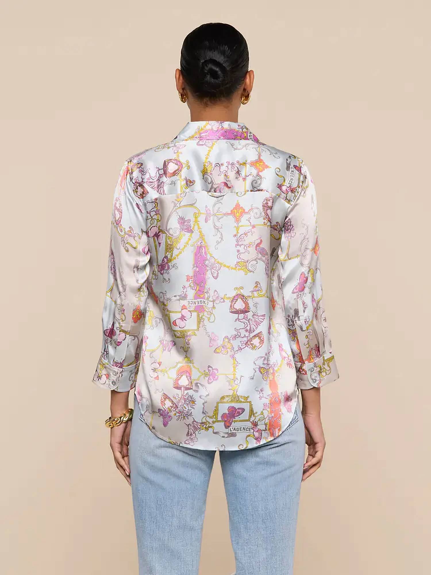L'Agence - Dani Silk Blouse