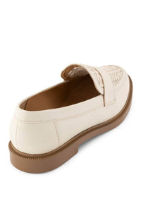 Andrea Women's Slip-on Loafer in bone - women's flats - detail view
