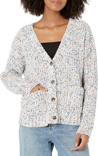 Esqualo - Viki V-neck Open-knit Cardigan