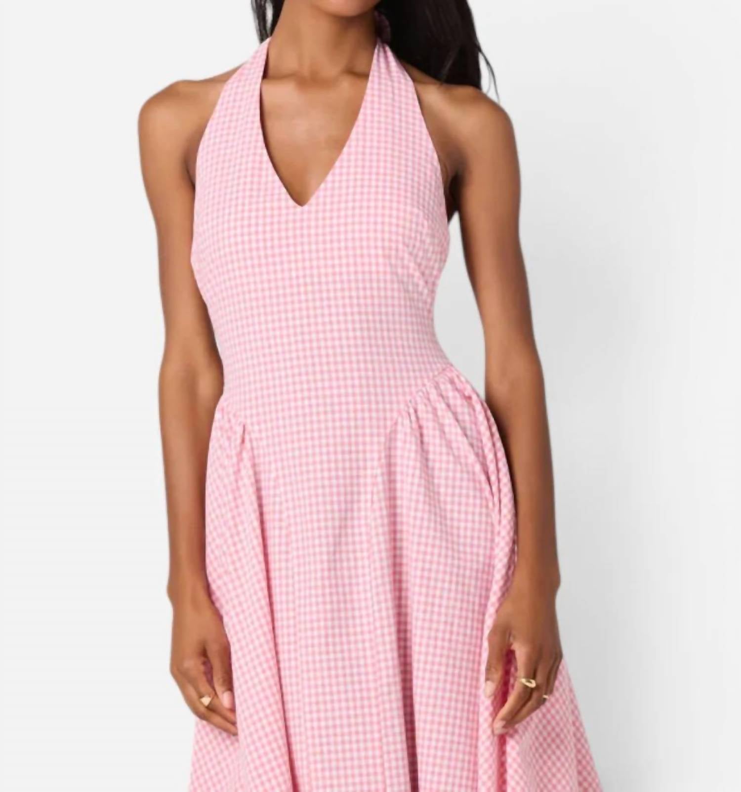 Astr - Meana Midi Halter Dress